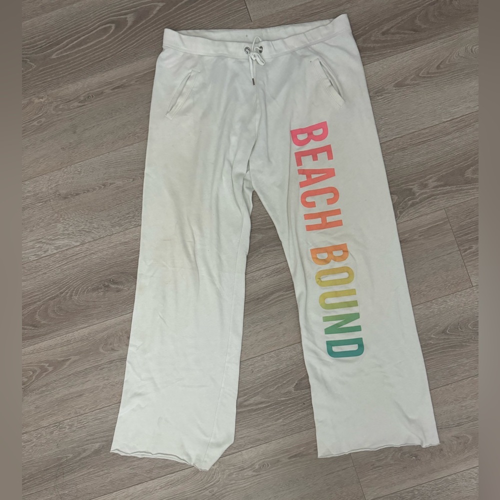 VS White Flare Sweats